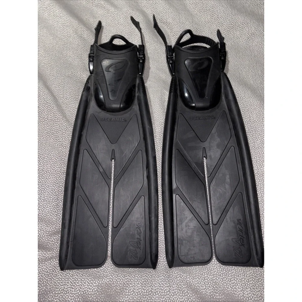 Oceanic Vortex V12 Split SCUBA Fins XL Natures Wing Propeller-Fin Technology